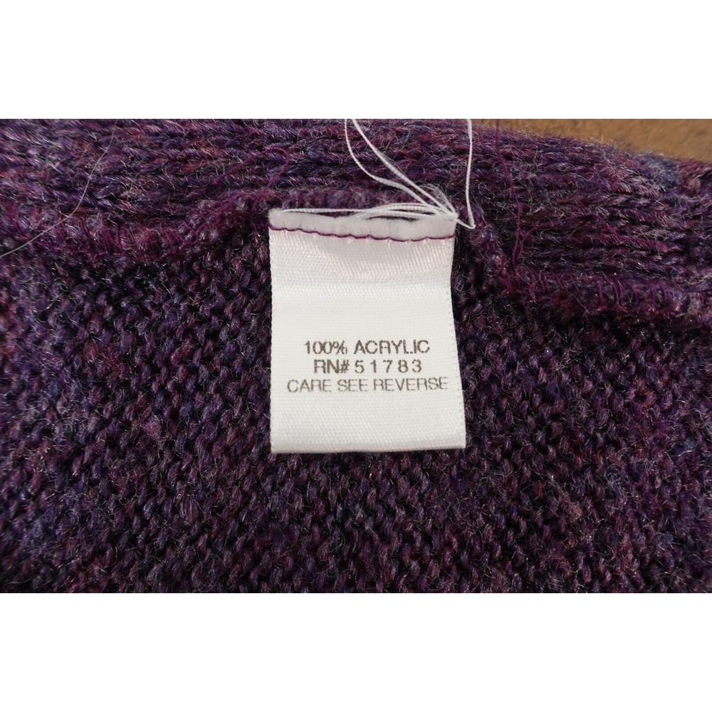 Maurices Women's Size Small Plum Knit Lightweight Short Sleeve Pullover Sweater - Picture 4 of 9